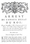 arrest du roi